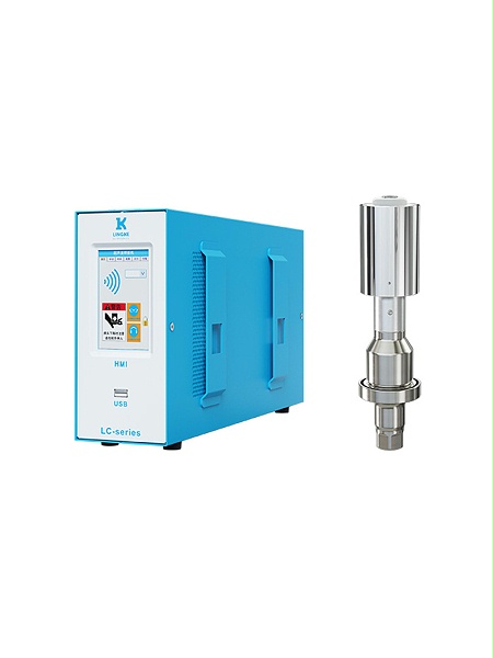 20kHz-2000W 數字 靈科超聲波發生器+超聲波換能器 倒喇叭型