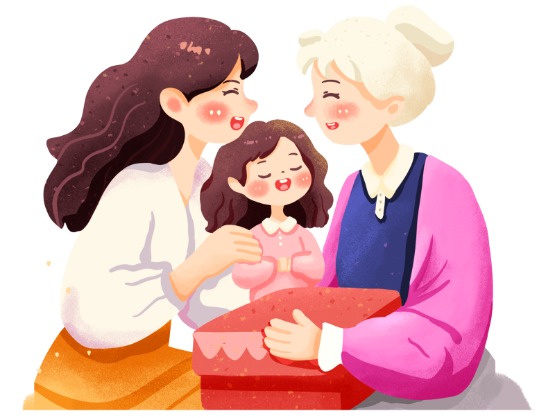 千庫網(wǎng)_卡通手繪母親節(jié)扁平母女_元素編號14846813
